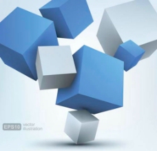 立方体3d桌面壁纸图片