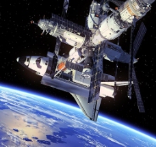 科幻星系太空舱空间站图片