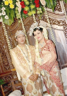 中国情结生活中的演戏中的情侣泰国伉俪婚纱结婚结婚现场结婚仪式图片