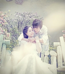 中国情结生活中的演戏中的情侣韩国伉俪婚纱结婚结婚照开心图片