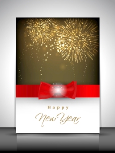 礼物装饰2013新年礼物或贺卡装饰着红丝带
