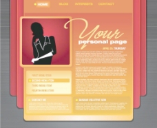 网站首页设计模板图片