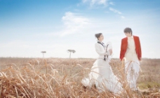 日系浪漫海景婚纱系列图片