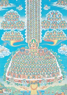 图片素材藏传佛教格鲁派高清皈依境图片