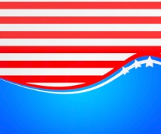 第四七月 美国国旗的背景