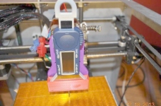 磁性附着solidoodle 3D打印机的指标测量支架