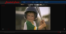 棒球网页动画模板