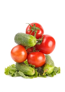 黄瓜西红柿生菜图片