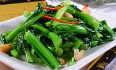 蔬菜饮食蒜茸炒时蔬图片