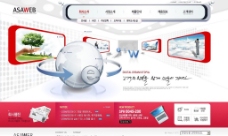 网络商务商务网络企业展示网页模板