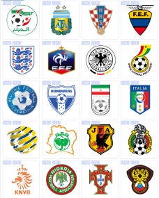 世界旗帜世界杯32个国家旗帜图标