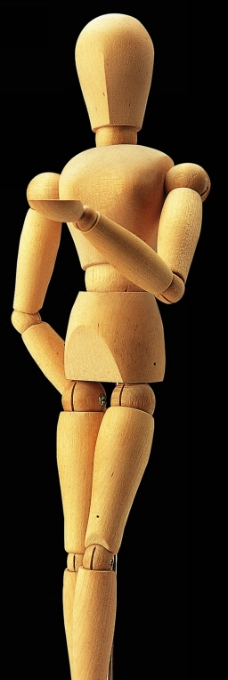 木头人物神态动作