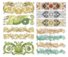 古典矢量花纹中国古典花纹图案矢量素材