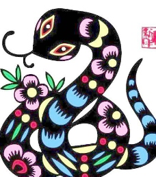 蛇每年元素图腾