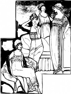 睡衣女孩女性内衣1914