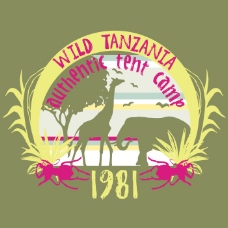 印花矢量图时尚休闲女装T恤图案动物长颈鹿免费素材