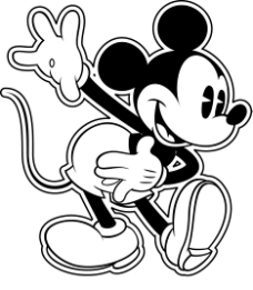 位图 卡通动物 米老鼠 可爱卡通 色彩 免费素材