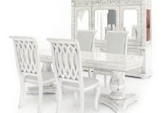 餐桌组合桌椅柜组合欧式餐桌椅子橱柜012