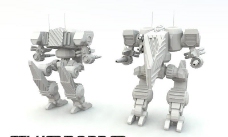 FREE 3D MECH MODEL 02 机器人