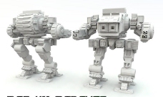 FREE 3D MECH MODEL 01 机器人