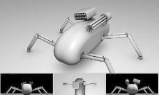 武装小机器人（像4条腿的蜘蛛）