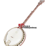 五弦琴 班卓琴 banjo (带贴图)