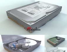 IDE Hard Drive 超精细的硬盘建模 Hard disk