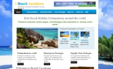 旅游休闲度假企业网页模板