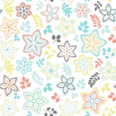 纸纹花无休止的花卉图案的无缝模式的无缝纹理可用于墙纸