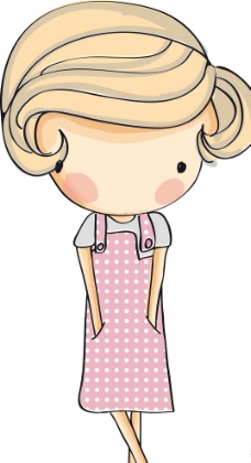 卡通小女孩图片