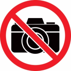 2006标志禁止拍照标志