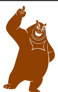 熊大熊二平面图 熊出图片