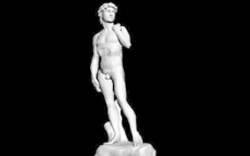 人体模型艺术人体雕像男性3d模型