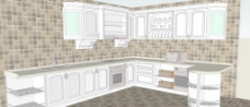 SKP室内厨柜skp模型