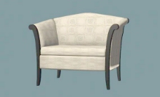 室外模型室内家具之外国沙发033D模型