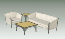 传统家具2沙发3D模型b041