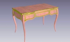 传统家具2桌子3D模型e007