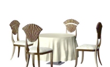 传统家具椅子3D模型A104