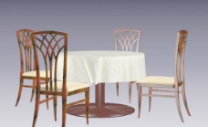 传统家具椅子3D模型A101