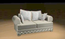 传统家具2沙发3D模型b007