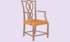 传统家具椅子3D模型A051