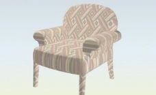 传统家具2沙发3D模型b026