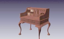传统家具2桌子3D模型e005