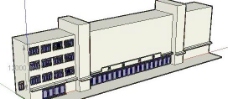 草图大师办公楼模型