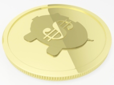 美元的储蓄罐硬币显示美国的货币