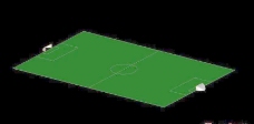 足球场3D模型