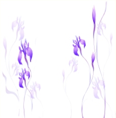 花纹背景紫花背景图片