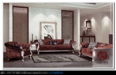 古典贵族沙发3D贴图