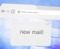 新邮件弹出窗口在Web浏览器