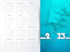 2013年的日历